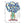 Blue Bouquet dimensions chart - GersteinART wall sculpture