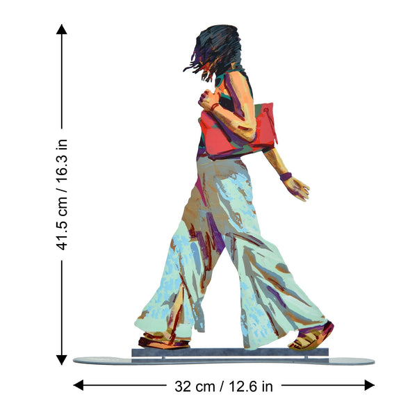 Elegant Walker dimensions chart - GersteinART wall sculpture