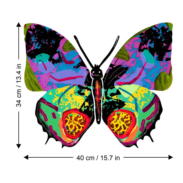 Hadar Butterfly dimensions chart - GersteinART wall sculpture
