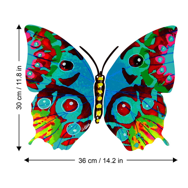 Hava butterfly dimensions chart - GersteinART wall sculpture