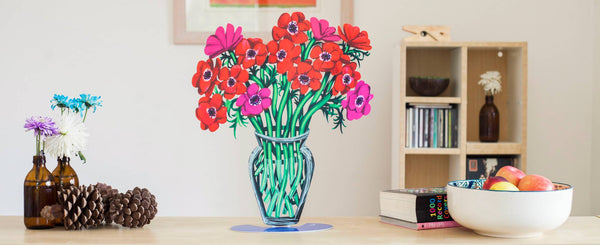 Poppies vase by David Gerstein