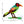 Thinking Bird dimensions chart - GersteinART wall sculpture