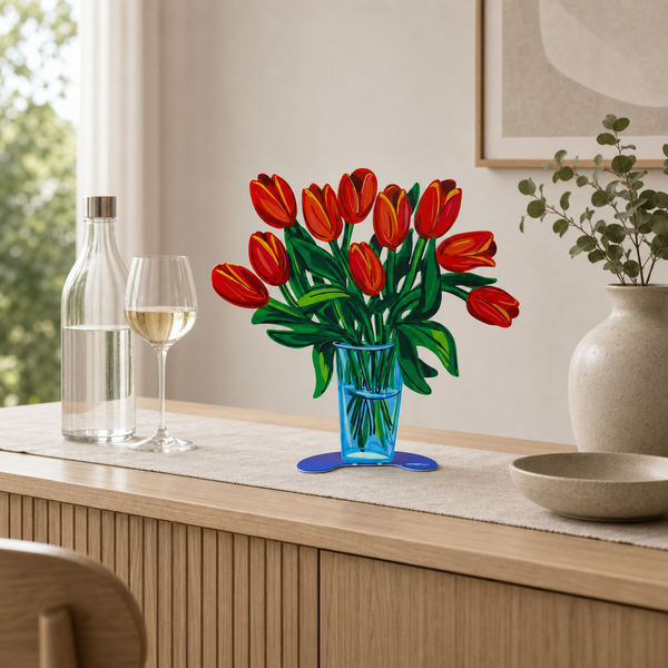 Tulips vase small
