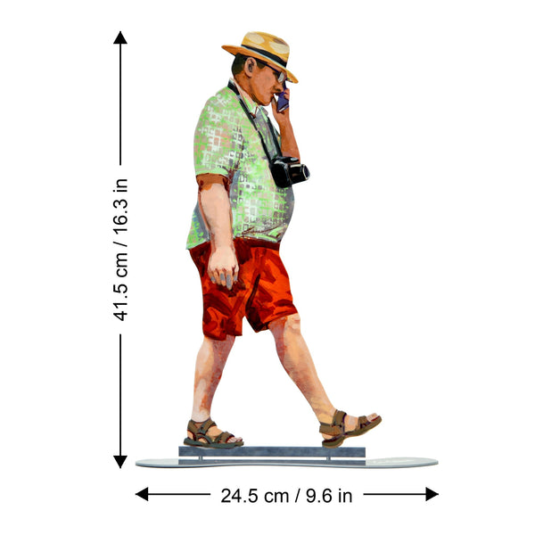 Walky Talky dimensions chart - GersteinART wall sculpture