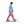 Bohemian Walker by David Gerstein - colorful metal art sculpture