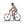 City Biker by David Gerstein - colorful metal art sculpture