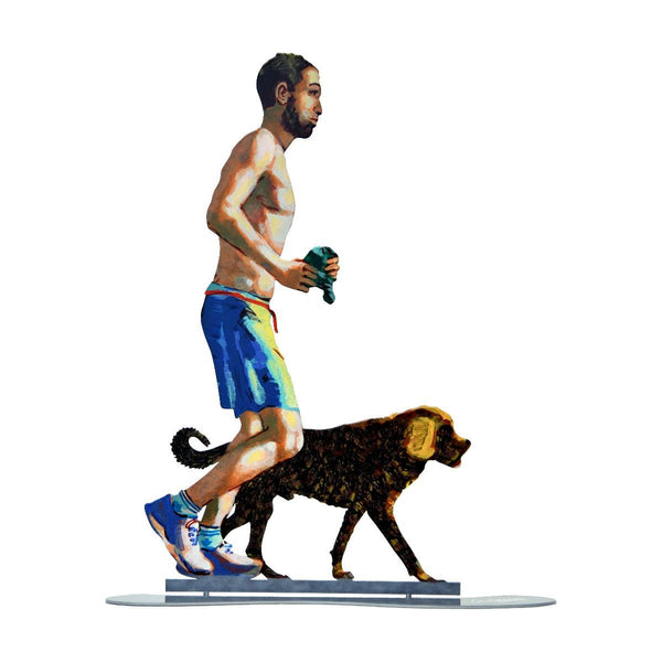 Jogger with Dog